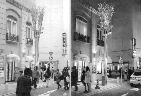 赤坂の夜を彩る大同のモニュメント
