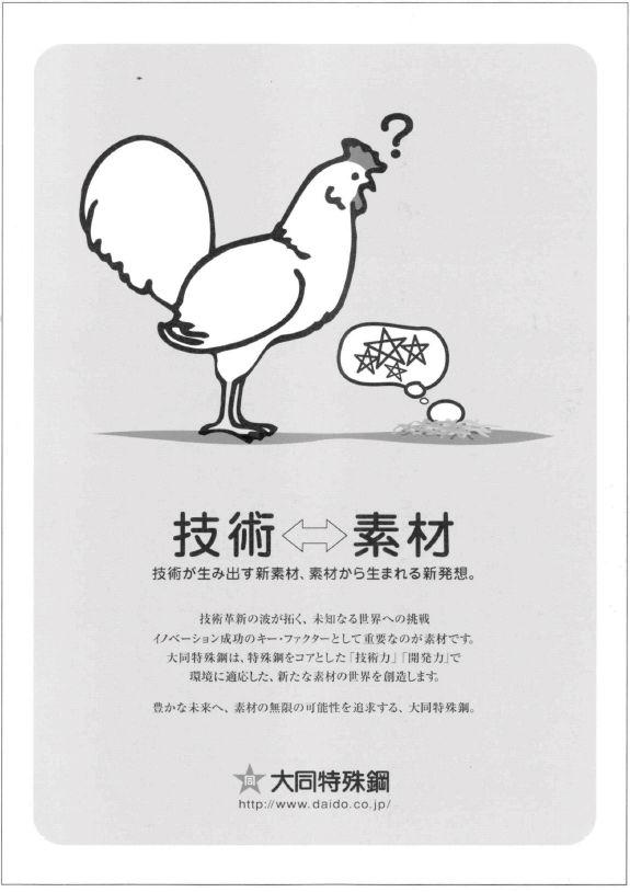 新しく生まれ変わった企業広告
