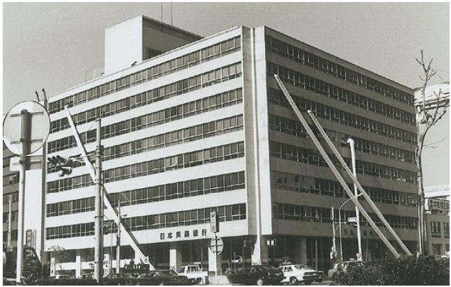 避難訓練実施中の興銀ビル